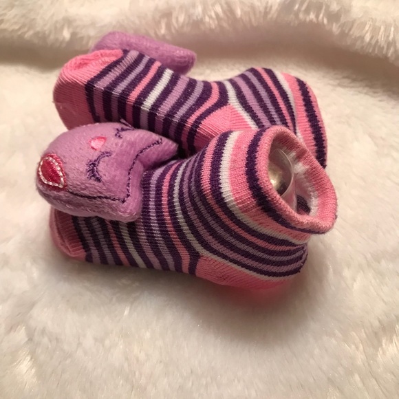 Newborn Baby 3D Owl Sock Booties - Picture 2 of 7